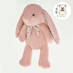 Мягкая игрушка ТРИ СОВЫ "Розовый зайка", 27см - фото 3