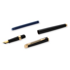 Ручка перьевая Waterman "Hemisphere Mars Black GT" синяя, 0,8мм, подарочная упаковка Ручка перьевая Waterman "Hemisphere Mars Black GT" синяя, 0,8мм, подарочная упаковка - фото 5