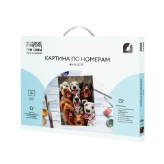 Картина по номерам на холсте ТРИ СОВЫ "Селфи песиков", 40*50, с акриловыми красками и кистями Картина по номерам на холсте ТРИ СОВЫ "Селфи песиков", 40*50, с акриловыми красками и кистями - фото 2