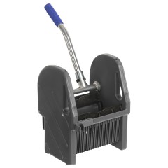 Тележка уборочная OfficeClean Professional 2 секции, 15л, отжим, корзина, держ. д/мусор. мешка - фото 9
