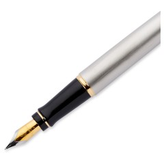 Ручка перьевая Waterman "Expert Stainless Steel GT", синий, 0,8мм, подарочная упаковка Ручка перьевая Waterman "Expert Stainless Steel GT", синий, 0,8мм, подарочная упаковка - фото 4