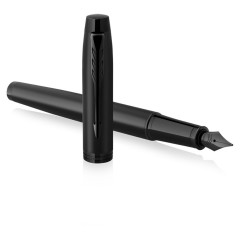Ручка перьевая Parker "IM Achromatic Black" синяя, 0,8мм, подарочная упаковка Ручка перьевая Parker "IM Achromatic Black" синяя, 0,8мм, подарочная упаковка - фото 3