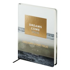 Ежедневник недатированный, А5, 136л., 7БЦ, MESHU "Dreams come true", тон. блок, тиснение фольгой, кругление углов, закладка-ляссе Ежедневник недатированный, А5, 136л., 7БЦ, MESHU "Dreams come true", тон. блок, тиснение фольгой, кругление углов, закладка-ляссе - фото 2