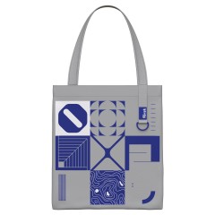 Сумка-шоппер F?rst "Digital geometric" 40*35см, 1 отделение