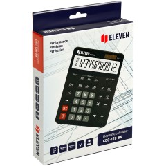 Калькулятор настольный Eleven CDC-120-BK, 12 разрядов, двойное питание, 155*206*38мм, черный Калькулятор настольный Eleven CDC-120-BK, 12 разрядов, двойное питание, 155*206*38мм, черный - фото 6