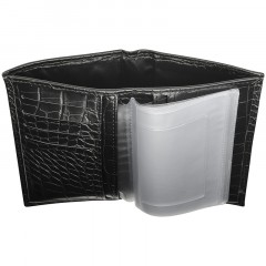 Портмоне водителя OfficeSpace иск. кожа, черный, крокодил - фото 2