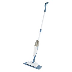 Швабра с распылителем воды плоская, OfficeClean Professional, мет. ручка 128 см., с контейнером и щеткой для сбора мусора