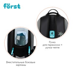 Рюкзак F?rst F-Cloud "Invisible Ninja" 37*28,5*16,5см, 3 отделения, 3 кармана, анатомическая спинка Рюкзак F?rst F-Cloud "Invisible Ninja" 37*28,5*16,5см, 3 отделения, 3 кармана, анатомическая спинка - фото 5