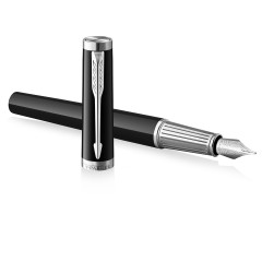 Ручка перьевая Parker "Ingenuity Black CT" 0,8мм, подарочная упаковка Ручка перьевая Parker "Ingenuity Black CT" 0,8мм, подарочная упаковка - фото 2