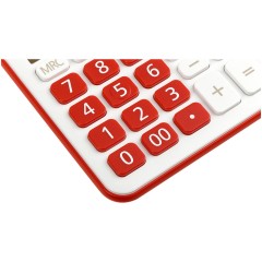 Калькулятор настольный Eleven CDC-110-WH/RD, 12 разрядов, двойное питание, 125*160*28мм, красно-белый Калькулятор настольный Eleven CDC-110-WH/RD, 12 разрядов, двойное питание, 125*160*28мм, красно-белый - фото 5