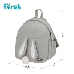 Рюкзак F?rst F-Kids "Ivory" 31*26,5*14см, 1 отделение, 2 кармана, уплотненная спинка - фото 7
