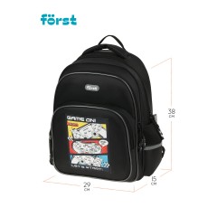 Рюкзак F?rst F-COMFY "Game on" 38*29*15см, 2 отделения, 3 кармана, эргономичная спинка Рюкзак F?rst F-COMFY "Game on" 38*29*15см, 2 отделения, 3 кармана, эргономичная спинка - фото 3