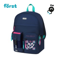 Рюкзак F?rst F-Teens "Pinky smile" 40*28*15см, 1 отделение, 7 карманов, уплотненная спинка Рюкзак F?rst F-Teens "Pinky smile" 40*28*15см, 1 отделение, 7 карманов, уплотненная спинка - фото 2