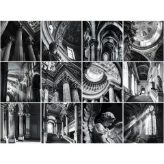 Календарь настенный перекидной на скрепке, 290*290 мм 12л. BG "Архитектура", 2026г. - фото 3