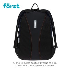 Рюкзак F?rst F-Line "Free people" 42*27*16см, 1 отделение, 5 карманов, уплотненная спинка Рюкзак F?rst F-Line "Free people" 42*27*16см, 1 отделение, 5 карманов, уплотненная спинка - фото 3