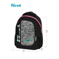 Рюкзак F?rst F-Trend "Fashion zebra" 40*29*18см, 2 отделения, 3 кармана, эргономичная спинка Рюкзак F?rst F-Trend "Fashion zebra" 40*29*18см, 2 отделения, 3 кармана, эргономичная спинка - фото 3
