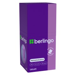 Карандаш механический Berlingo "Velvet" 0,5мм, с ластиком, ассорти - фото 3