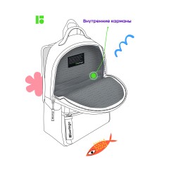 Рюкзак Berlingo "Balance" 41*28*16см, 1 отделение, 3 кармана, уплотненная спинка Рюкзак Berlingo "Balance" 41*28*16см, 1 отделение, 3 кармана, уплотненная спинка - фото 7