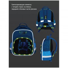 Рюкзак Berlingo Kids "Super hero" 36*27*12см, 1 отделение, 2 кармана, эргономичная спинка, LED кант - фото 10
