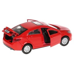 Машина игрушечная Технопарк "Kia Rio", KIA, металл., 12см, красный, инерционная, с подвижными элементами - фото 4