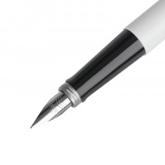 Ручка перьевая Parker "Jotter Originals White Chrome CT" синяя, 0,8мм, подарочная упаковка - фото 4
