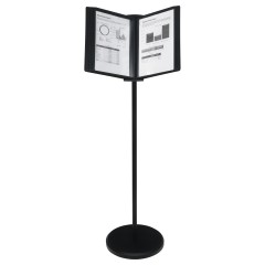 Демосистема напольная OfficeSpace с 10 черными панелями - фото 3