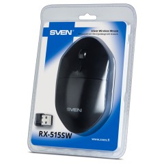 Мышь беспроводная Sven RX-515SW, бесшумная работа кнопок, черный, 3btn+Roll Мышь беспроводная Sven RX-515SW, бесшумная работа кнопок, черный, 3btn+Roll - фото 8