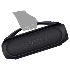 Колонка портативная Sven PS-380, 40W, Bluetooth, FM, USB, защита от воды, подсветка, черный Колонка портативная Sven PS-380, 40W, Bluetooth, FM, USB, защита от воды, подсветка, черный - фото 2