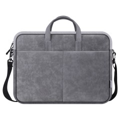 Сумка для ноутбука 15.6" Defender Solid, полиуретан, серый, карман
