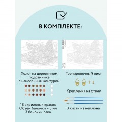 Картина по номерам на холсте ТРИ СОВЫ "Рыжик", 40*50, с акриловыми красками и кистями Картина по номерам на холсте ТРИ СОВЫ "Рыжик", 40*50, с акриловыми красками и кистями - фото 2