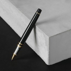 Ручка шариковая Luxor "Executive" синяя, 1,0мм, корпус черный/хром/золото, футляр Ручка шариковая Luxor "Executive" синяя, 1,0мм, корпус черный/хром/золото, футляр - фото 9