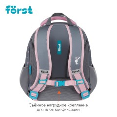 Ранец F?rst F-Light "Little Friend" 36*27*15см, 2 отделения, 2 кармана, анатомическая спинка - фото 2