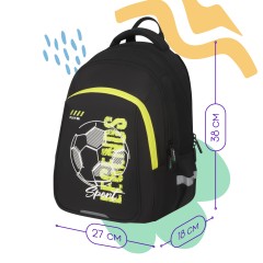 Рюкзак Berlingo Comfort "Go" 38*27*18см, 3 отделения, 2 кармана, эргономичная спинка Рюкзак Berlingo Comfort "Go" 38*27*18см, 3 отделения, 2 кармана, эргономичная спинка - фото 3