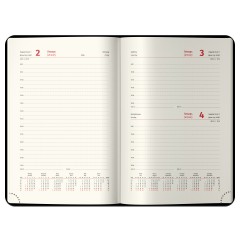 Ежедневник датированный 2026г., А4-(В5), 184л., кожзам, Berlingo "Vivella Prestige", синий - фото 3