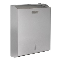 Диспенсер для полотенец листовых OfficeClean Professional (V-сл.), нержавеющая сталь
