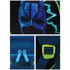 Рюкзак Berlingo Kids "Super hero" 36*27*12см, 1 отделение, 2 кармана, эргономичная спинка, LED кант - фото 9