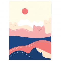 Тетрадь 48л., А5, клетка MESHU "Mountcats", матовая ламинация, тиснение фольгой, ЕВРО Тетрадь 48л., А5, клетка MESHU "Mountcats", матовая ламинация, тиснение фольгой, ЕВРО - фото 4