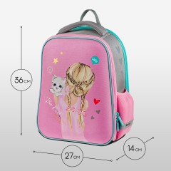 Ранец Berlingo Expert Mini "Be Kind!" 36*27*14см, 2 отделения, 2 кармана, анатомическая спинка - фото 8