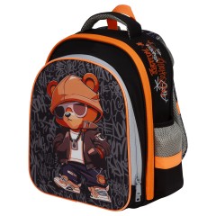 Ранец ArtSpace School Friend Light "Bear" 35*29*12см, 2 отделения, 2 кармана, анатомическая спинка - фото 5