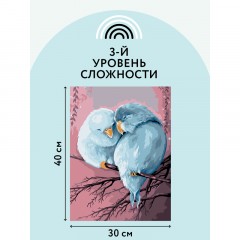 Картина по номерам на холсте ТРИ СОВЫ "Милая пара", 30*40, с акриловыми красками и кистями Картина по номерам на холсте ТРИ СОВЫ "Милая пара", 30*40, с акриловыми красками и кистями - фото 3