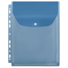 Папка-вкладыш с перфорацией на кнопке OfficeSpace А4, ПВХ, 180мкм, расширяющаяся до 250л., цветная, ассорти Папка-вкладыш с перфорацией на кнопке OfficeSpace А4, ПВХ, 180мкм, расширяющаяся до 250л., цветная, ассорти - фото 4