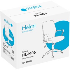Кресло оператора Helmi HL-М05 "Ambition", ткань серая, пластик белый, механизм качания Кресло оператора Helmi HL-М05 "Ambition", ткань серая, пластик белый, механизм качания - фото 10