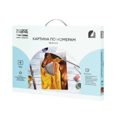 Картина по номерам на холсте ТРИ СОВЫ "Леди в желтом платье", 30*40, с акриловыми красками и кистями Картина по номерам на холсте ТРИ СОВЫ "Леди в желтом платье", 30*40, с акриловыми красками и кистями - фото 2