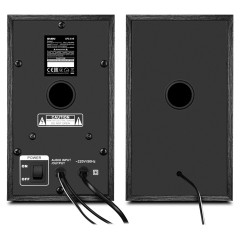 Колонки Sven SPS-619, 2*10W, деревянный корпус, черный Колонки Sven SPS-619, 2*10W, деревянный корпус, черный - фото 4