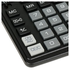 Калькулятор настольный Eleven SDC-888X-BK, 12 разрядов, двойное питание, 158*203*31мм, черный Калькулятор настольный Eleven SDC-888X-BK, 12 разрядов, двойное питание, 158*203*31мм, черный - фото 3