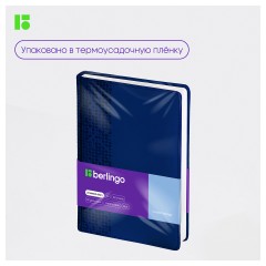 Ежедневник недатированный, А5, 160л., кожзам, Berlingo "Vivella Prestige", синий Ежедневник недатированный, А5, 160л., кожзам, Berlingo "Vivella Prestige", синий - фото 10