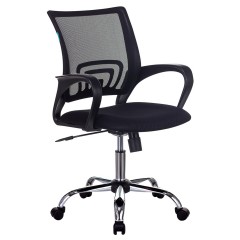Кресло оператора Бюрократ CH-695NSL, спинка сетка черная TW-01, сиденье ткань черная TW-11, механизм качания (до 150кг)