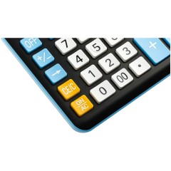 Калькулятор настольный Eleven CDC-120-BK/CY, 12 разрядов, двойное питание, 155*206*38мм, черный/синий Калькулятор настольный Eleven CDC-120-BK/CY, 12 разрядов, двойное питание, 155*206*38мм, черный/синий - фото 5