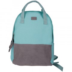 Рюкзак ArtSpace Casual "Soft mint"38*30*13см, 1 отделение, 2 кармана, иск. замша/канва - фото 3
