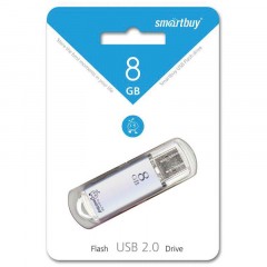 Флеш-память Smartbuy V-Cut, 8Gb, USB 2.0, сереб, SB8GBVC-S Флеш-память Smartbuy V-Cut, 8Gb, USB 2.0, сереб, SB8GBVC-S - фото 3